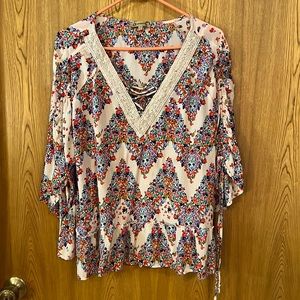 Democracy Ruffled Blouse